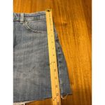 Lee  Women Relaxed Fit High Rise  Cut Off Blue Denim Shorts 6 M Photo 8