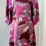 BCBGMAXAZRIA pink/purple /white dress size L Brand New Photo 1