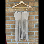 Max and Cleo  Rebecca' Ruched Metallic Dress 4 Photo 7