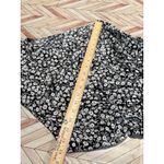 Black Floral Print Halter Neck Romper Shorts Elastic Waist Size XXL Photo 5