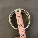 Lia Sophia BOMBAY Retired Stretch Bracelet Silver Matte silvertone stretch brace Photo 5