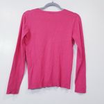 525 America  Pink V-Neck Pullover Sweater Photo 2