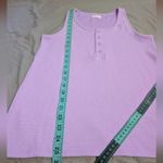 NWTS Tommy John Waffle Weave Tank Top Women's Medium Lavender Purple Photo 6