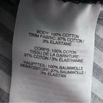 J.Crew Navy Jersey Crew Neck Sweater with Stripe Cotton Button Down Back Photo 8