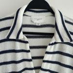 Tuckernuck Pomander Place Polo Dress XS S White Navy Stripe Knit Coastal Preppy Photo 3