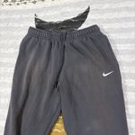 Nike  Sz L Club Fleece Pants Women’s Jogger Black Athletic Fading Outdoor Casual Photo 1