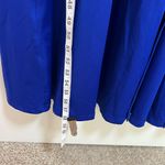 Ever Pretty Ever-Pretty Women's Royal floor Length High Stretch Side Slit Pleated Size L Photo 3