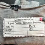 Theory  Top Medium Warm Gray Deep V Neck‎ Loose Comfy Casual Chic Minimalist Photo 6