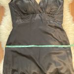 Belsoie Black Satin Maxi Bridesmaid Dress EUC Sz 14 Sleeveless Polyester Photo 12