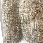 Handmade Light Brown/White tweed dressy tailor-made blazer Photo 5