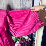 NEW Lantern Sleeve Mini Dress Pink Photo 3