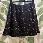 Hollister  Black Mini Skirt with Pink Floral Design Photo 3