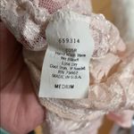 Vintage Cinema Etoile Pink Lace Beaded Sleeveless intimate Sleepwear size Medium Photo 7