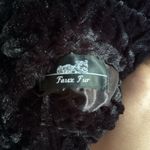 Adrienne Landau Womens Black Faux Fur Long Vest Pockets Lined Size Medium Photo 8