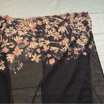 Nordstrom black pink floral size ONE SIZE robe kimono Photo 13
