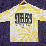 Pittsburgh Steelers NFL Team Tie Dye Long Sleeve T-Shirt M  Photo 0