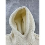 Under Armour Sherpa Hoodie XL Cropped Plush Comfort Spellout Be Seen Pullover Photo 2