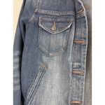J.Crew  Denim Jacket Blue Jean Trucker Style Button Up Women's Small Normcore Photo 2