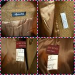 Cinzia Rocca Long Pure Virgin Wool Brown Coat Vintage Made in Italy sz 16 Photo 13