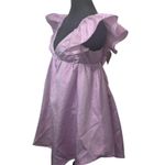 Buddy Love Iridescent Mini Dress with Bow Back, Size M Pink Size M Photo 1