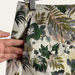 Urban Outfitters Tropical Hibiscus Leaf Print Jacquard Mini Skirt Size S Photo 2