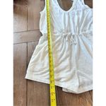 Becca NWT Beach Date Open Back Cover-Up Romper In White Size Small Photo 9