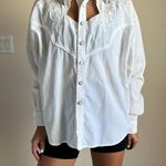 Vintage Lilia Guilty Exclusive Western Wear Collection White Button Down Shirt Size M Photo 9