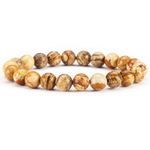 🆕New Picture Jasper 8mm Healing Gemstone Bracelet Brown Photo 1