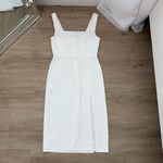 Aritzia White Babaton ‘90s SLIT MIDI DRESS Photo 2