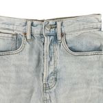 PacSun Stretch Dad Short Cut-Off Denim Jean Shorts Size 0 Light Wash Button Fly Photo 1