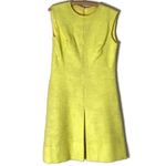 Vintage 60s Union Made Lime Green Sheath Mini Dress & Matching Jacket Size XS Photo 5