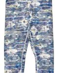 Lululemon Wunder Under Leggings Purple Blue Abstract Stripe Laser Women's Size 4 Photo 1