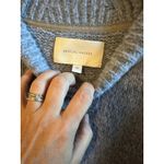 Brochu Walker  sweater fringe 100% Cashmere blue long sleeves luxury excellent Photo 2