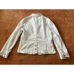 Style & Co  Cotton velvet white blazer M Photo 5