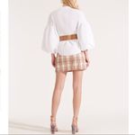 Veronica Beard Roman Skirt Size 4 Plaid Mini Cotton Blend Photo 2