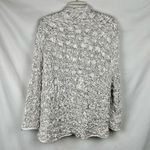 MSK Polka Dot Sequin Textured Long Sleeve Zip Jacket 2X White Photo 3