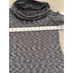 Athleta  XXS Gray Space Dye Cowl Neck Thumbhole Long Sleeve‎ Top Tunic Photo 4