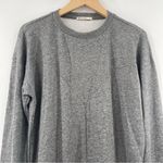 Marine layer NEW  Double Knit Crew Lina Pullover Sweatshirt Gray SZ Medium NWOT Photo 6