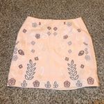 JOA Los Angeles Women's Pink Floral Embroidered Mini Skirt Size S Photo 5