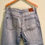 Madewell  The Perfect Summer Jean Distressed Tapered High Rise 32 MOM Jeans Photo 6