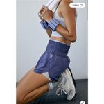 Free People Free‎ People Movement Deep Sea The Way Home Athletic Lined Shorts Large Photo 6