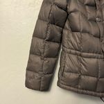 Ralph Lauren women's gray down feather filled puffer jacket size medium Photo 4