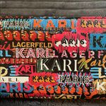 Karl Lagerfeld NWT  Multi Color Zipper Wallet Photo 1