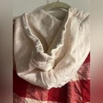 American Eagle Red Plaid Flannel Button-Up Hoodie - size XL Photo 5