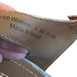 Trask Silver Metallic Sandals Heels Bead Detail Ankle Strap Size 9.5 NWOB NEW Photo 11