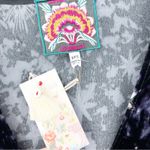 Johnny Was NWT Black Stardust Kimono Velvet Wrap Midi Dress XXS Photo 4