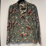 Vera Bradley  flower pink patterned fleece quarter zip Photo 0