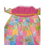 Lilly Pulitzer  Patchwork Floral Back Tie Dress Sz. 4 Vintage White Label Photo 7
