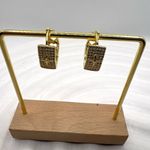 Earrings‎ triangle ear clips Gold Photo 5