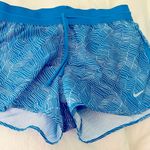 Nike DRI FIT BLUE & WHITE ATHLETIC RUNNING SHORTS Photo 8